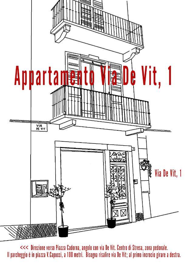 Appartamento Via De Vit Stresa Ngoại thất bức ảnh