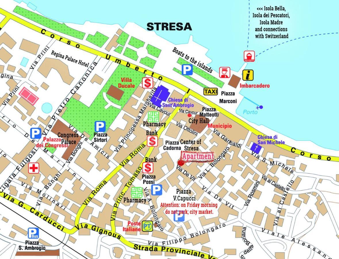 Appartamento Via De Vit Stresa Ngoại thất bức ảnh